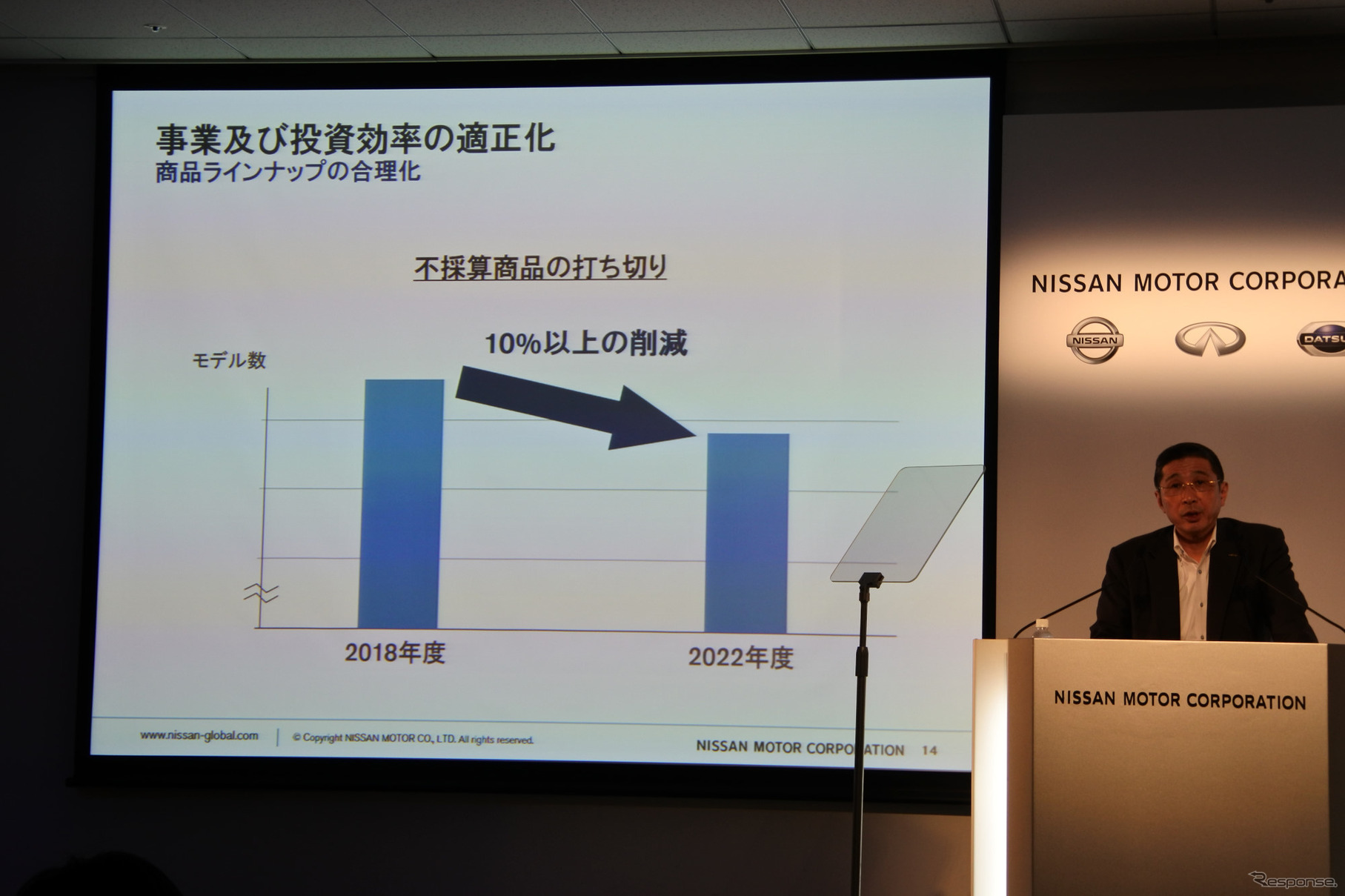 日産自動車 2019年度第1四半期決算 会見