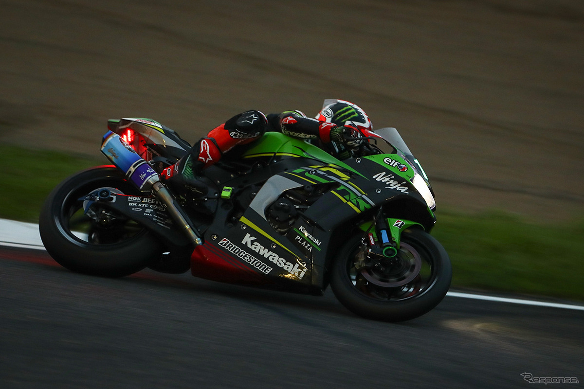 優勝したNo.10 Kawasaki Racing Team