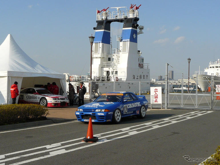 歴代レースマシンが防災基地を走行…日産 Potential for Your Driving