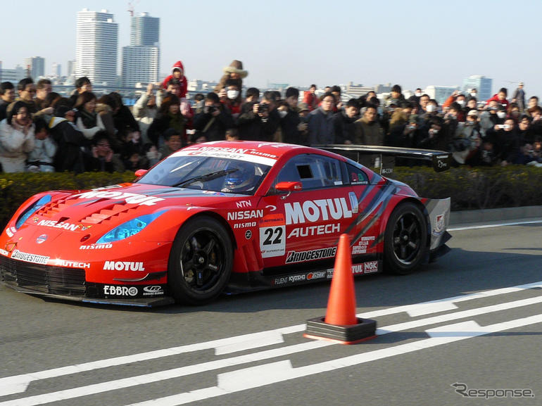 歴代レースマシンが防災基地を走行…日産 Potential for Your Driving