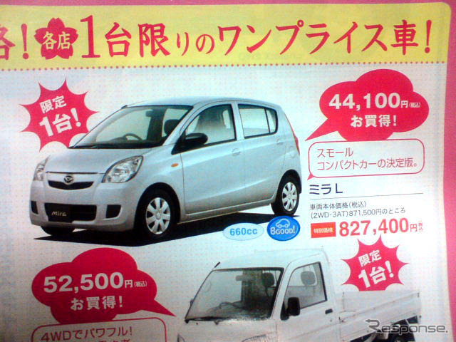 【明日の値引き情報】このプライスで軽自動車を購入できる!!