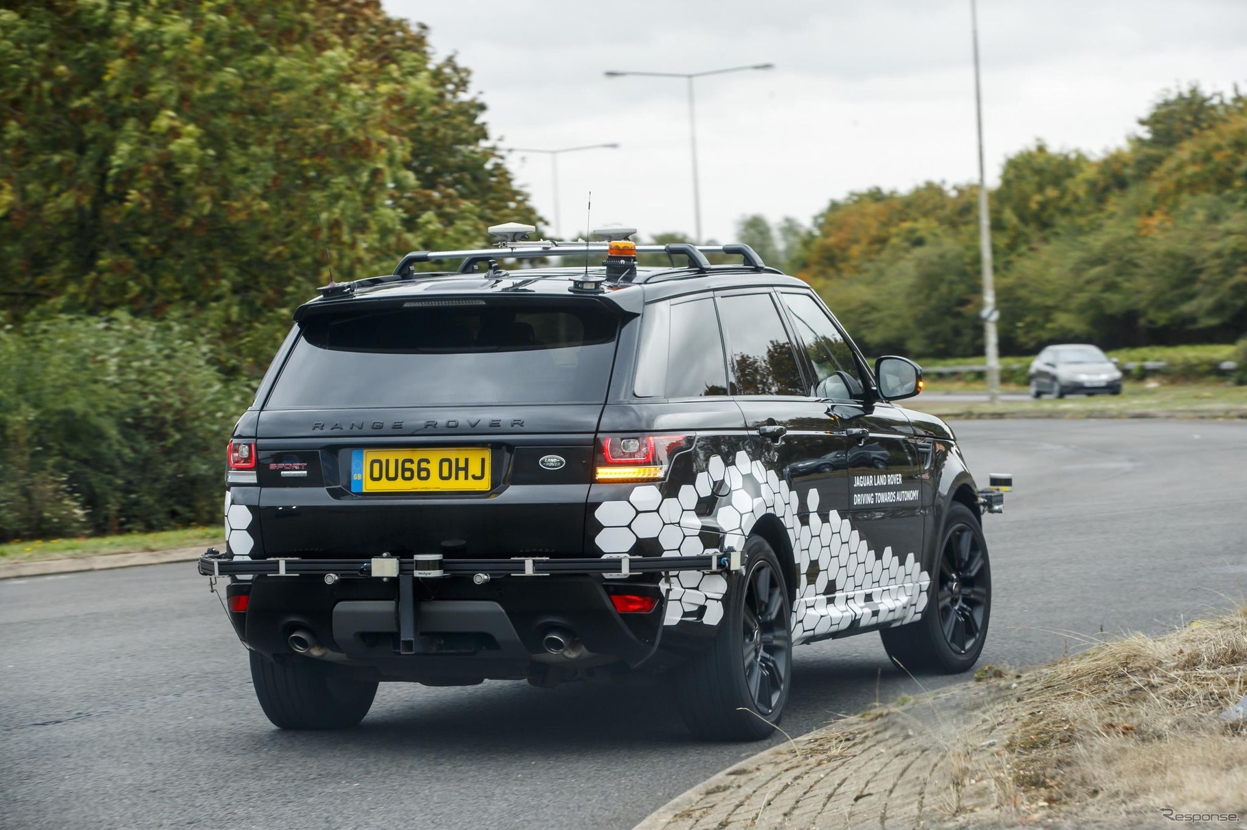 ジャガー・ランドローバーの自動運転テスト車