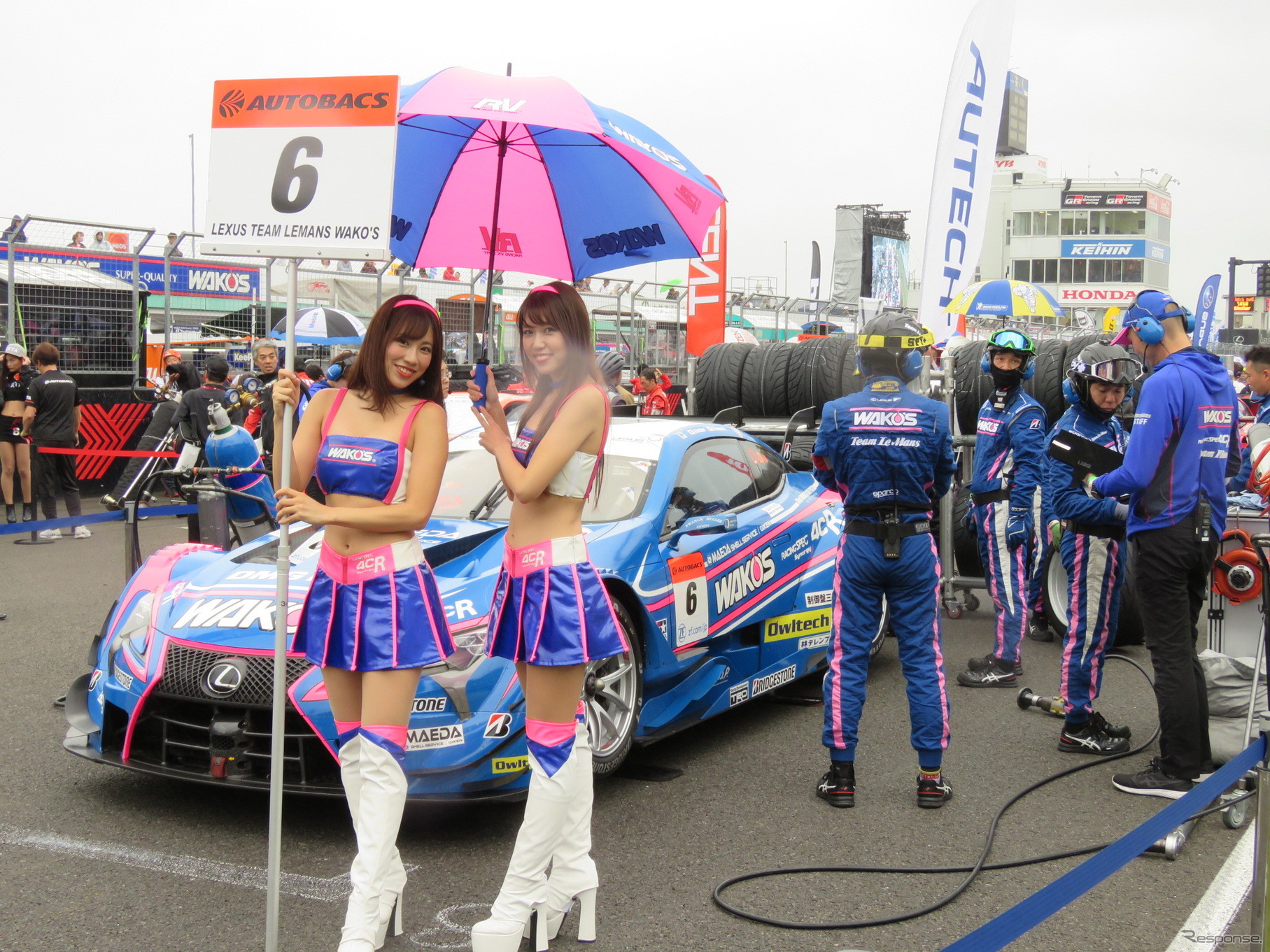 決勝6位の#6 LC500（ポイントリーダー）。