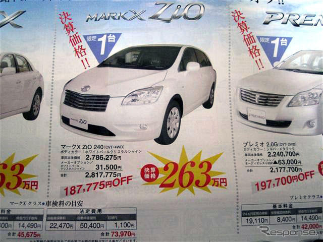 【明日の値引き情報】セダン、スポーツを購入する!!　マークXジオ やドイツ車など