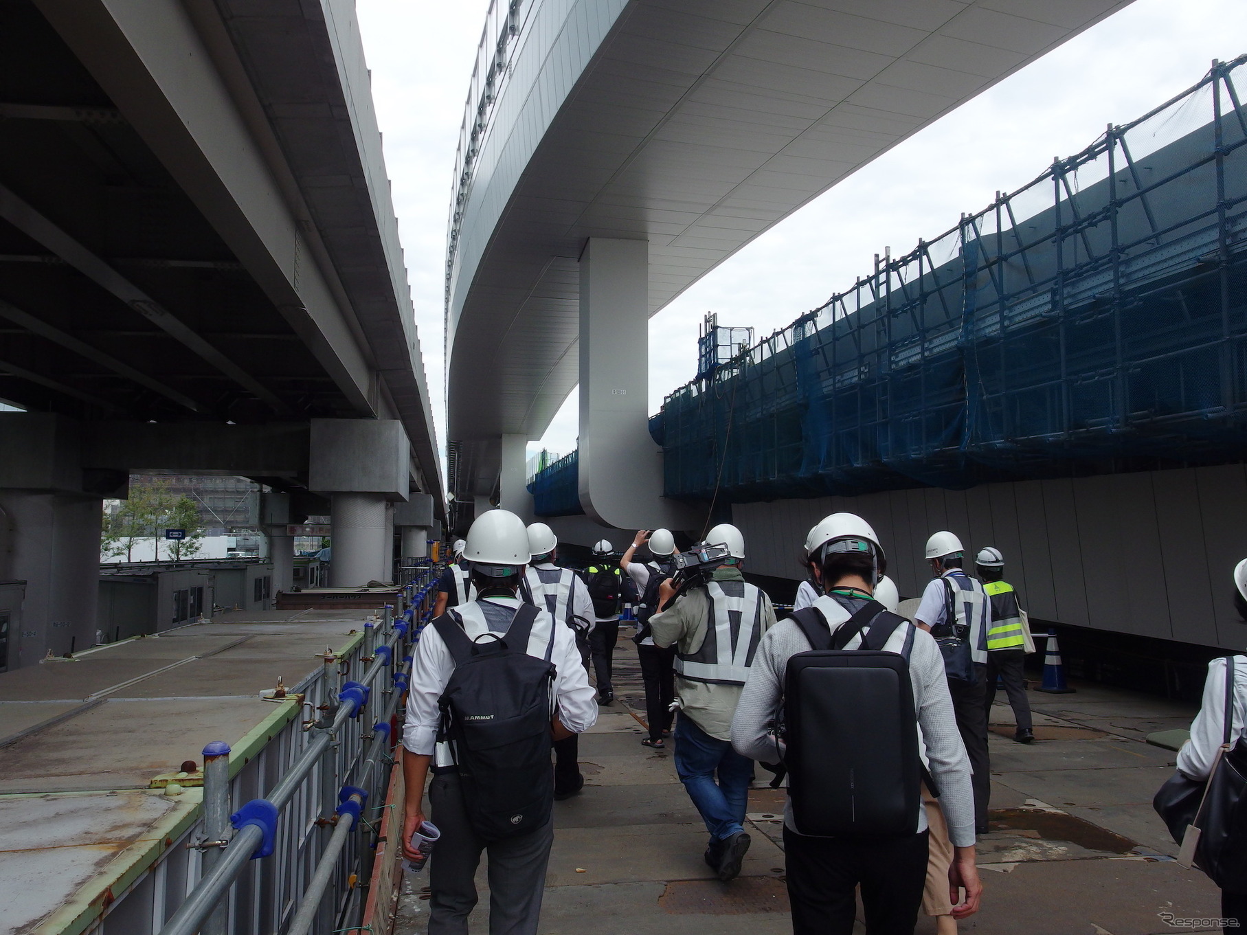 大井JCTの湾岸線東行き→羽田線上り連絡路