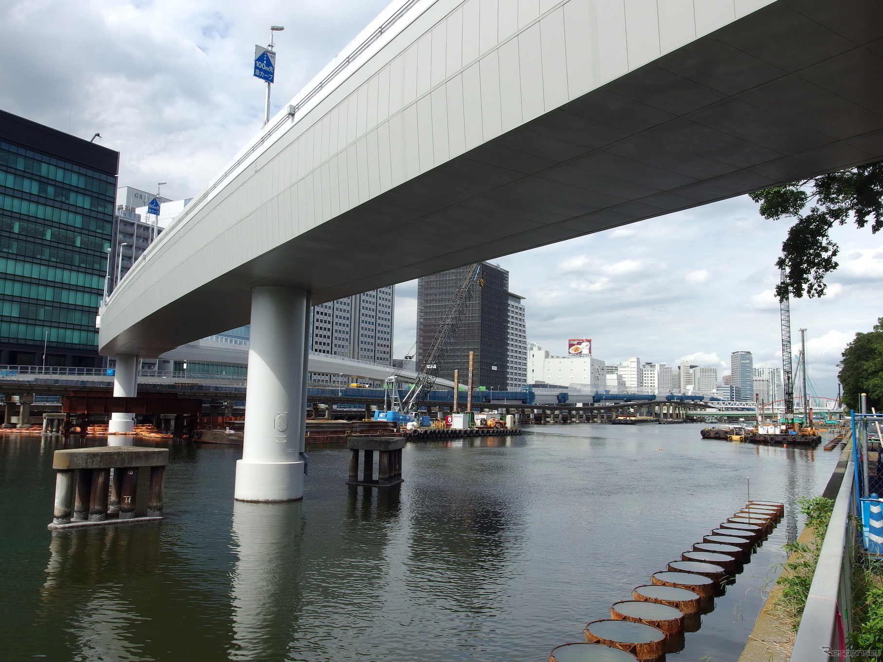 大井JCTの湾岸線東行き→羽田線上り連絡路