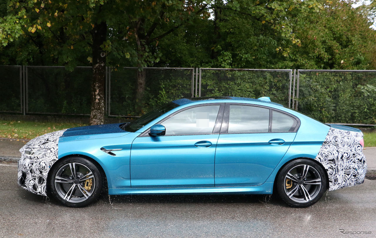 BMW M5セダン 次期型 プロトタイプ（スクープ写真）