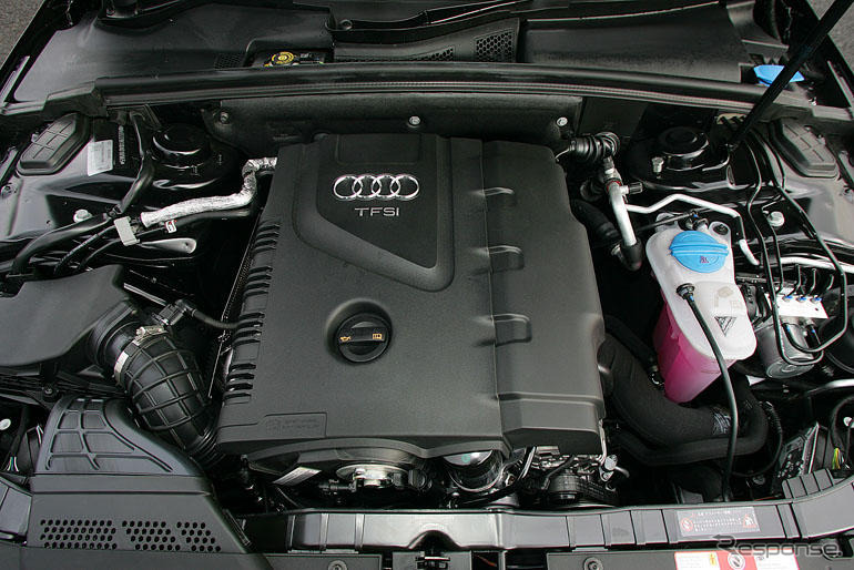 【アウディ A4 日本発表】2000rpm以下で走れるフレキシブルな1.8T