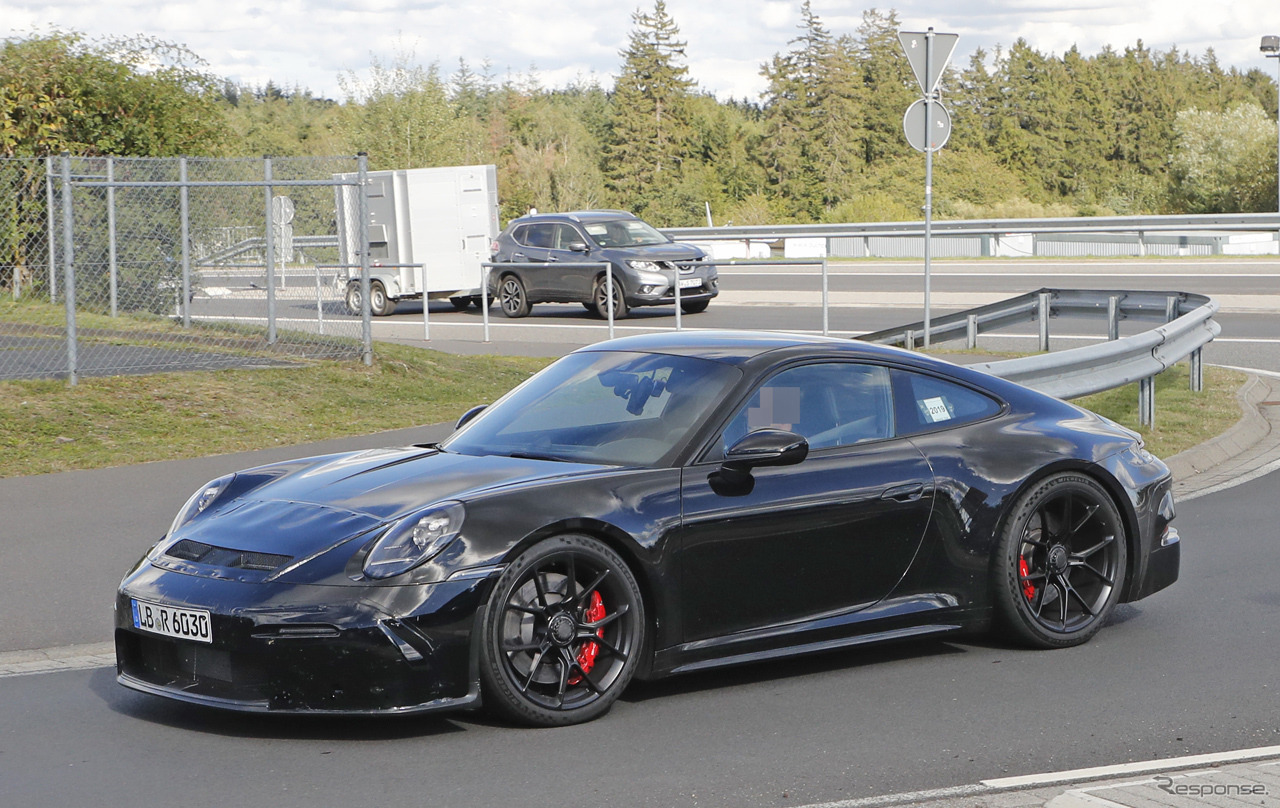 ポルシェ 911 GT3ツーリング 開発車両（スクープ写真）