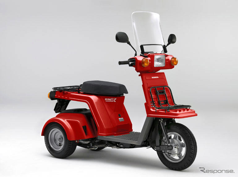 ホンダ ジャイロX と ジャイロキャノピー を改良…エンジンを4ストロークに