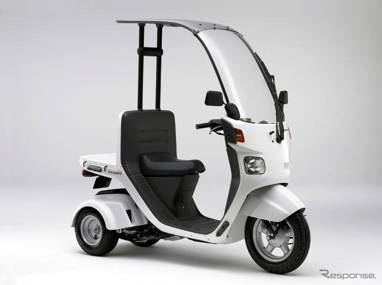 ホンダ ジャイロX と ジャイロキャノピー を改良…エンジンを4ストロークに