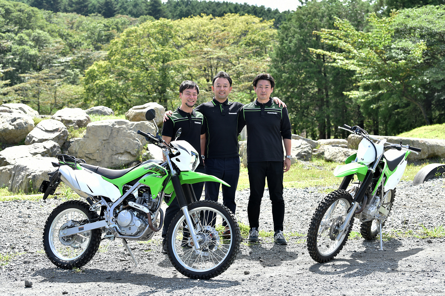 オフロードを知り尽くすKLX230開発陣