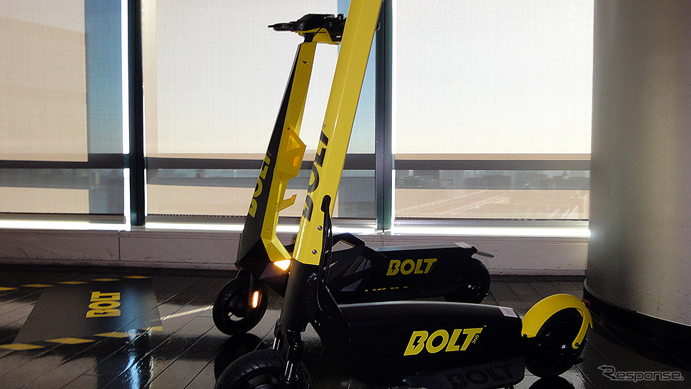 BOLT Mobility 電動キックボード 日本上陸発表（2019年11月16日 都内）