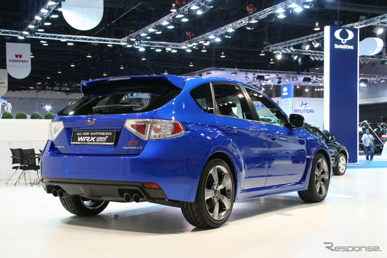 【バンコクモーターショー08】エンジンが違うインプレッサWRX STI