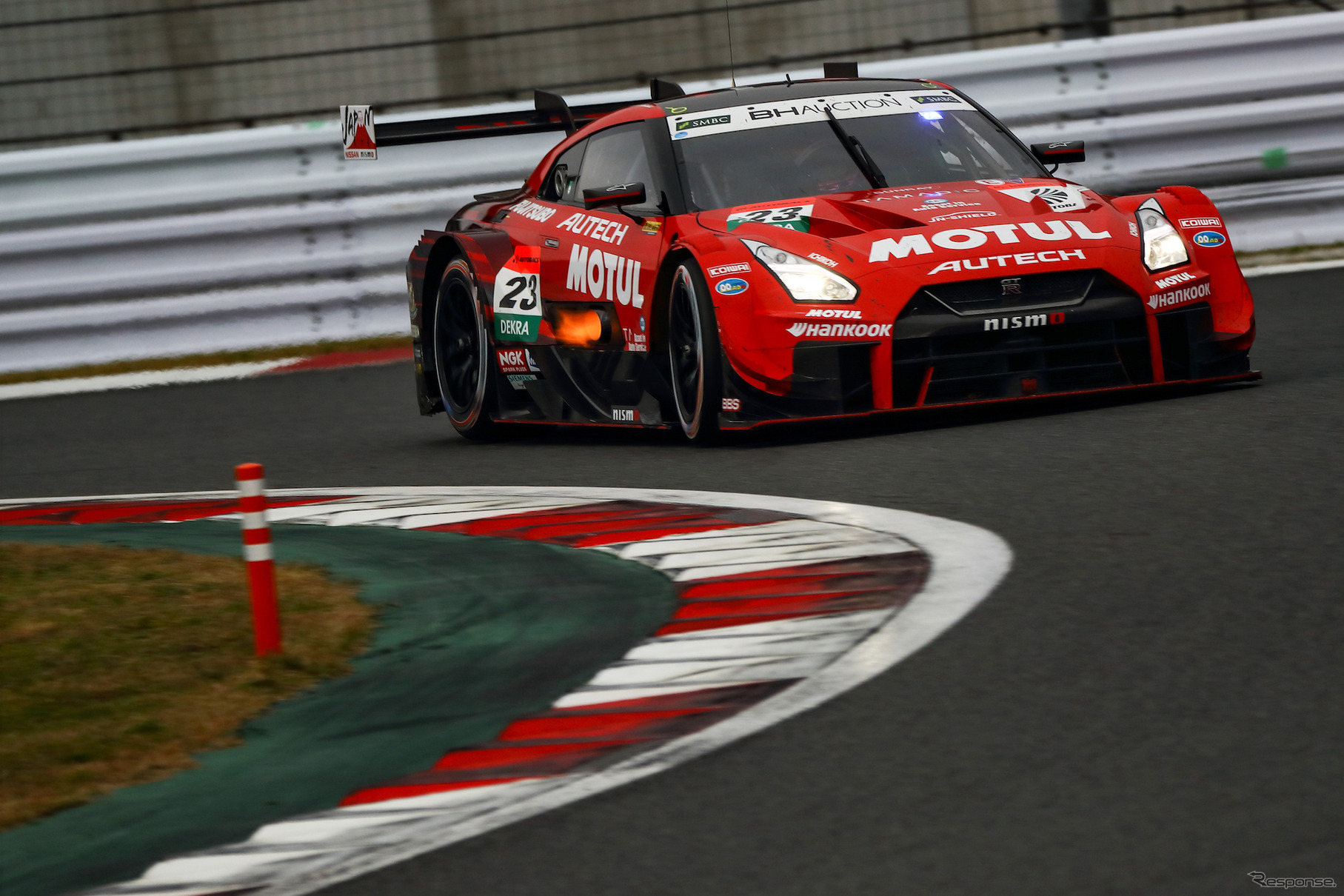 決勝11位の#23 日産GT-R（松田次生）。