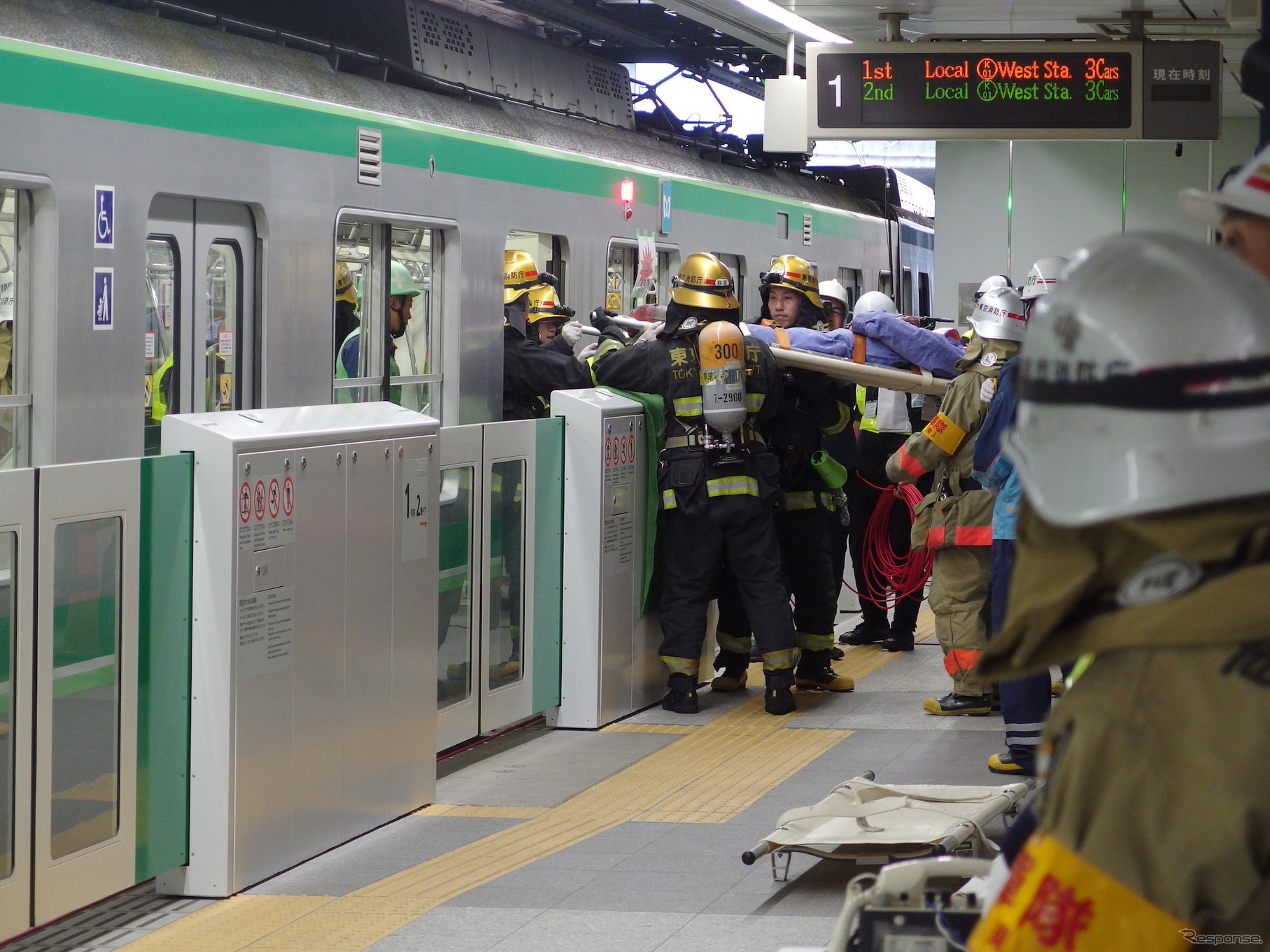 車内重症者の搬送