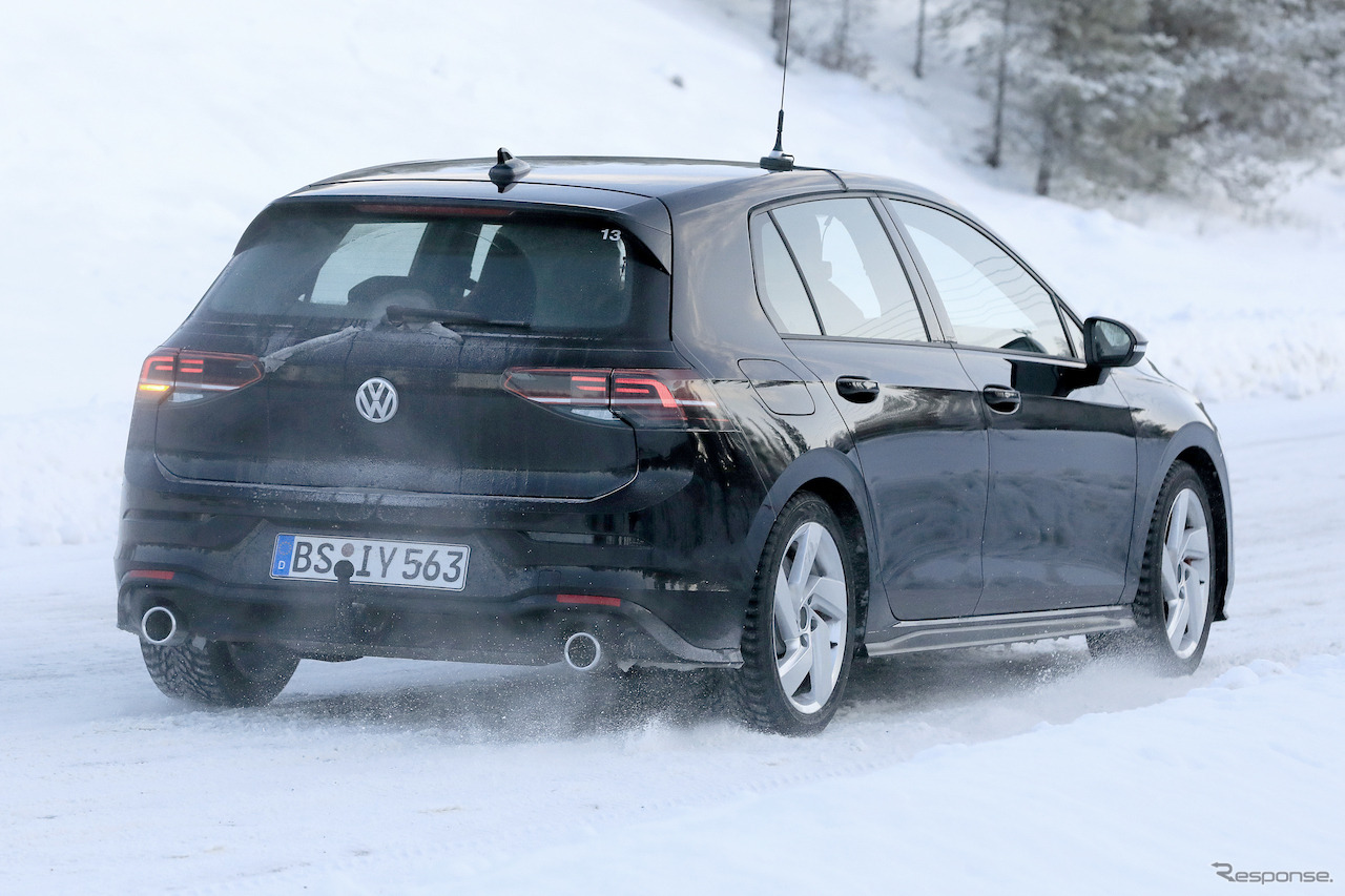 VW ゴルフGTI 開発車両 スクープ写真