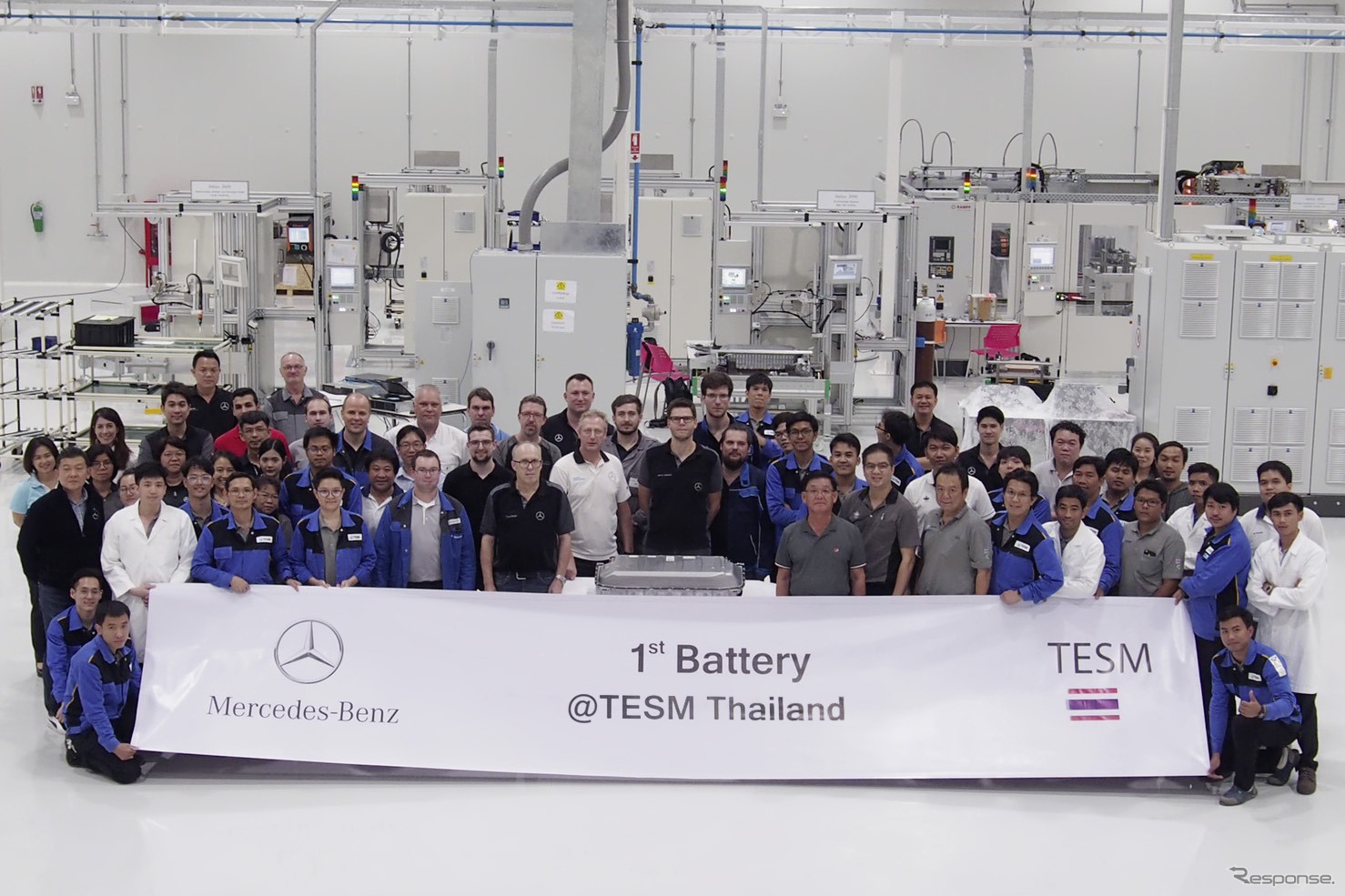 メルセデスベンツのタイ・バンコクの新バッテリー工場