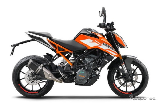 KTM 125デューク（2020年モデル）