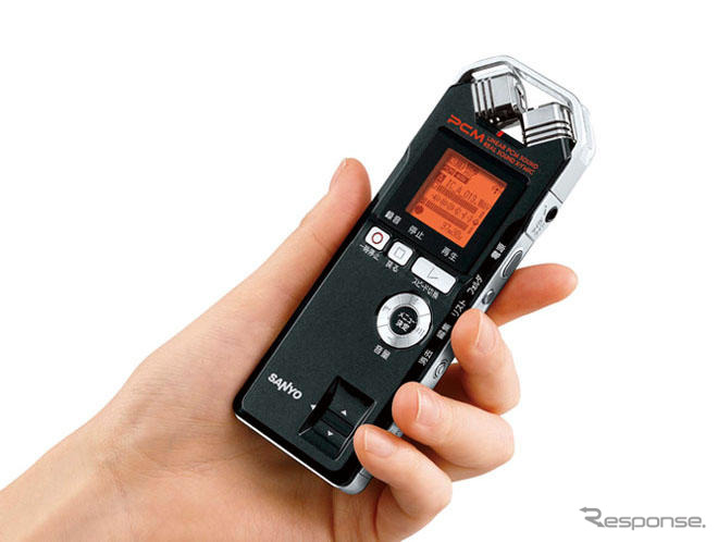 三洋電機、X-Yマイクを搭載したリニアPCMレコーダーを発売