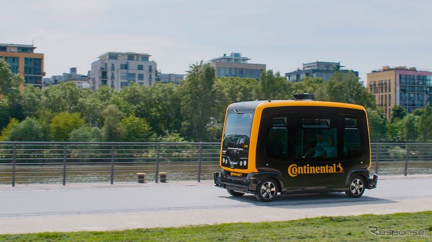 コンチネンタルの無人自動運転タクシー「CUbE」