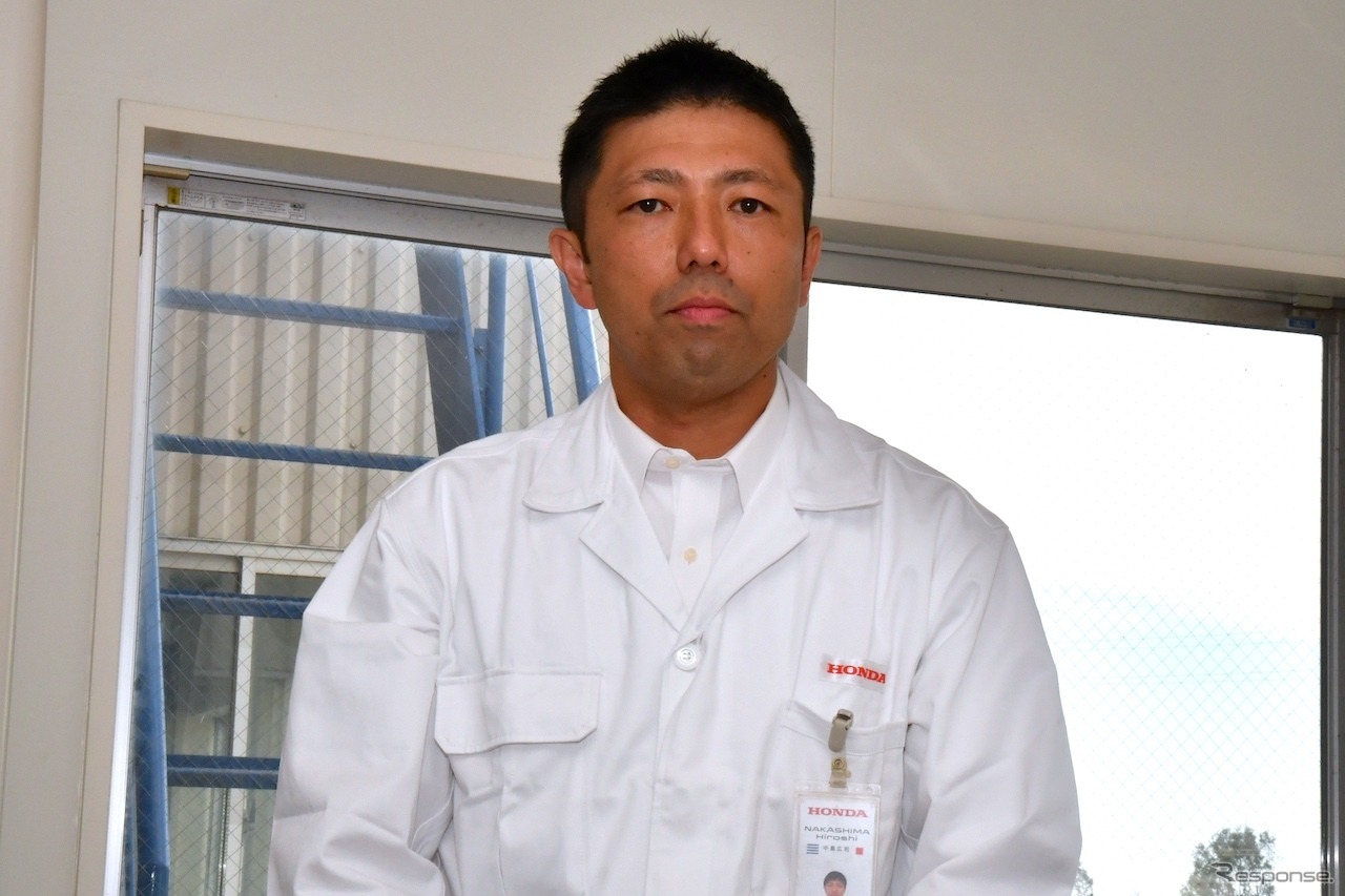 CRF450R開発責任者代行・中島広志さん（本田技研工業株式会社 二輪事業本部ものづくりセンター）