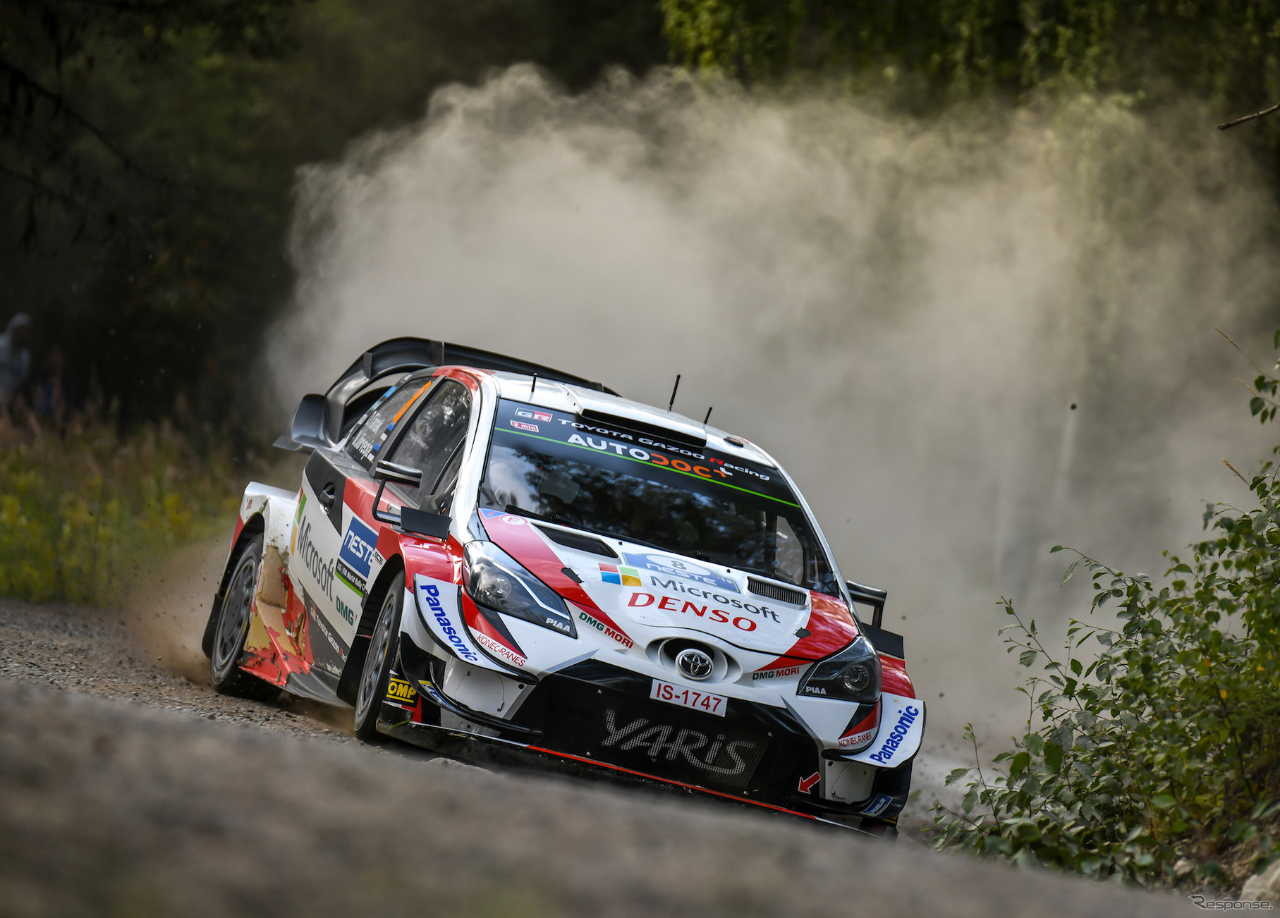 2019年ドライバーズ・チャンピオンに輝いたオット・タナック選手のヤリスWRC