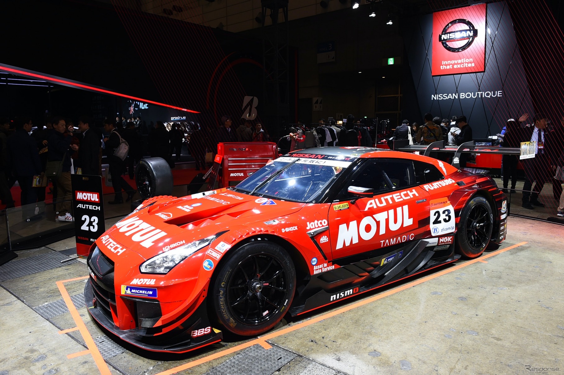 日産GT-R（SUPER GT 2019。東京オートサロン2020）