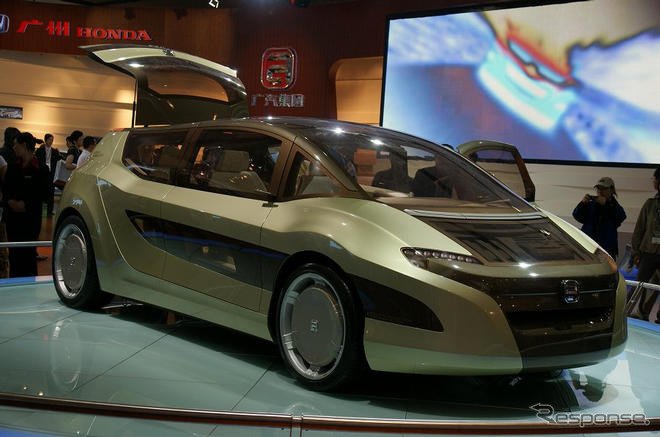 【北京モーターショー08】リチウムポリマー電池搭載のハイブリッド…広州汽車