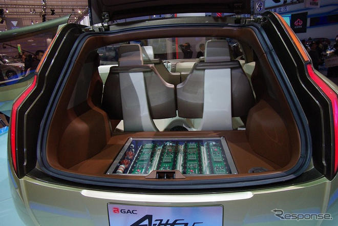 【北京モーターショー08】リチウムポリマー電池搭載のハイブリッド…広州汽車