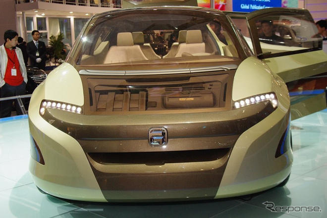 【北京モーターショー08】リチウムポリマー電池搭載のハイブリッド…広州汽車