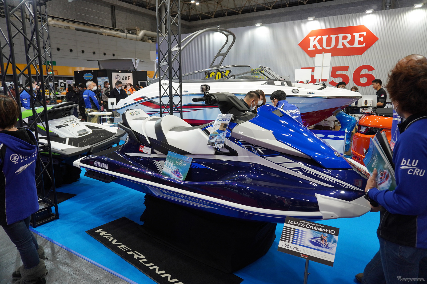 ヤマハ発動機のマリンジェット『MJ-VX-Cruiser-HO』（大阪オートメッセ2020）