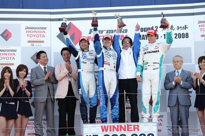 【Fニッポン 第2戦】決勝…荒れた展開、松田が連続ポールtoウィン