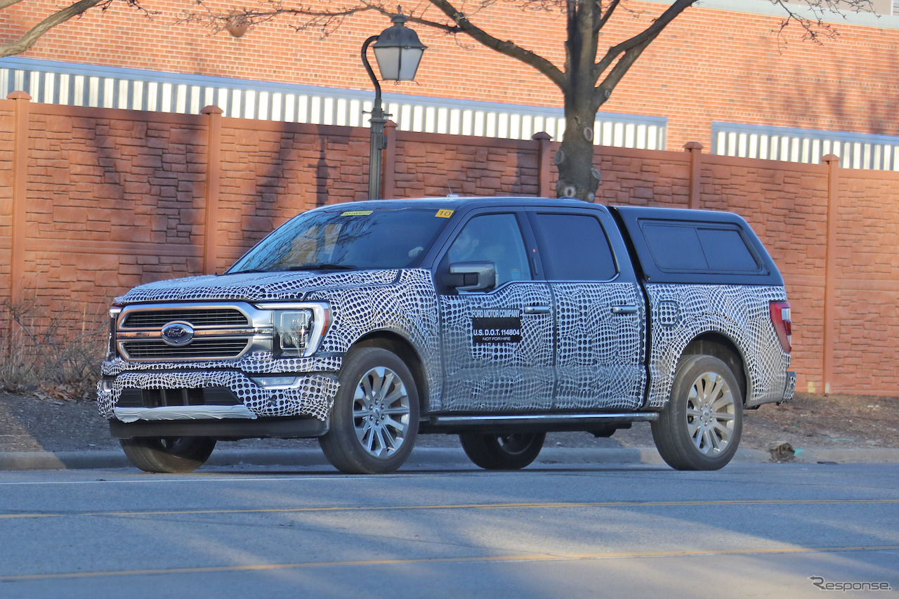 フォード F-150 次期型プロトタイプ（スクープ写真）