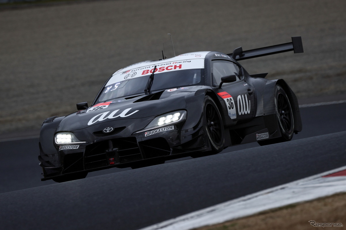GT500クラス3番手タイムのau TOM'S GR Supra