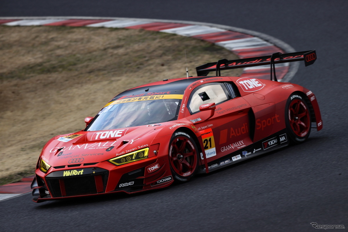 GT300クラストップのHitotsuyama Audi R8 LMS