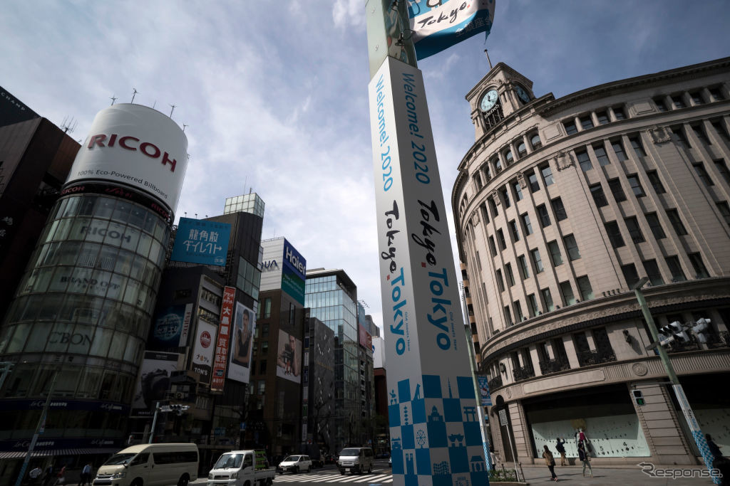 東京・銀座（3月28日）