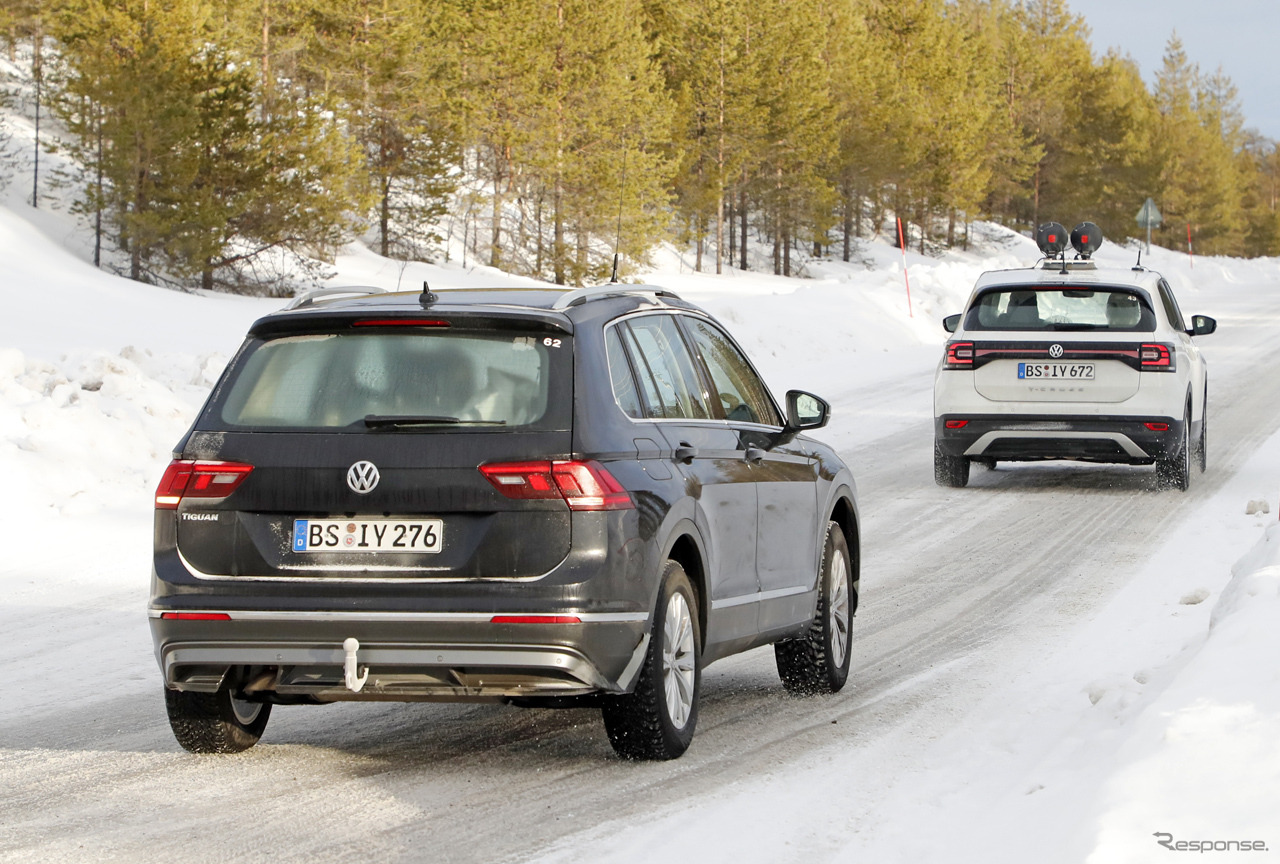 VW ティグアン GTE プロトタイプ（スクープ写真）