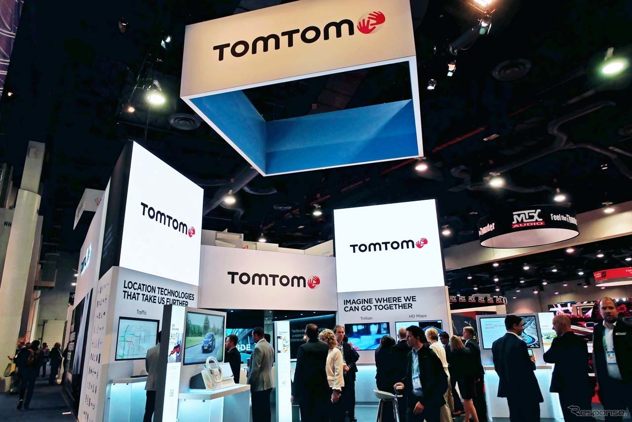 CES2020に出展したTomTomのブース