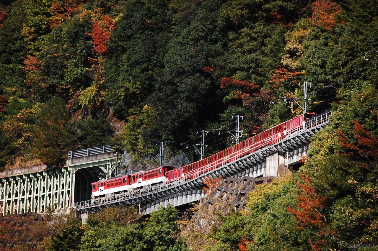 4月14日～5月8日の全線運休が決まった大井川鐵道井川線。