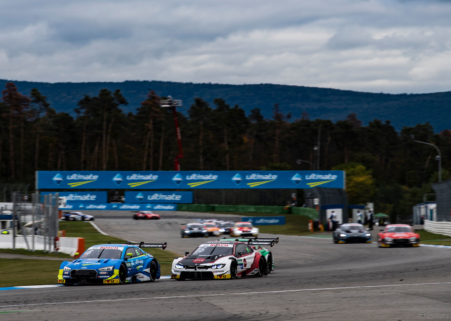 DTM 2019年シーズン最終大会の模様（開催地：ホッケンハイム）。