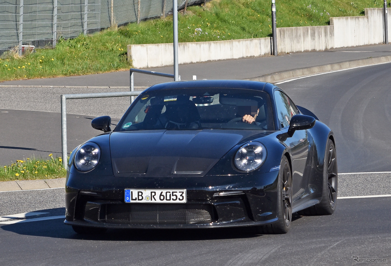 ポルシェ 911 GT3 ツーリング 開発車両（スクープ写真）