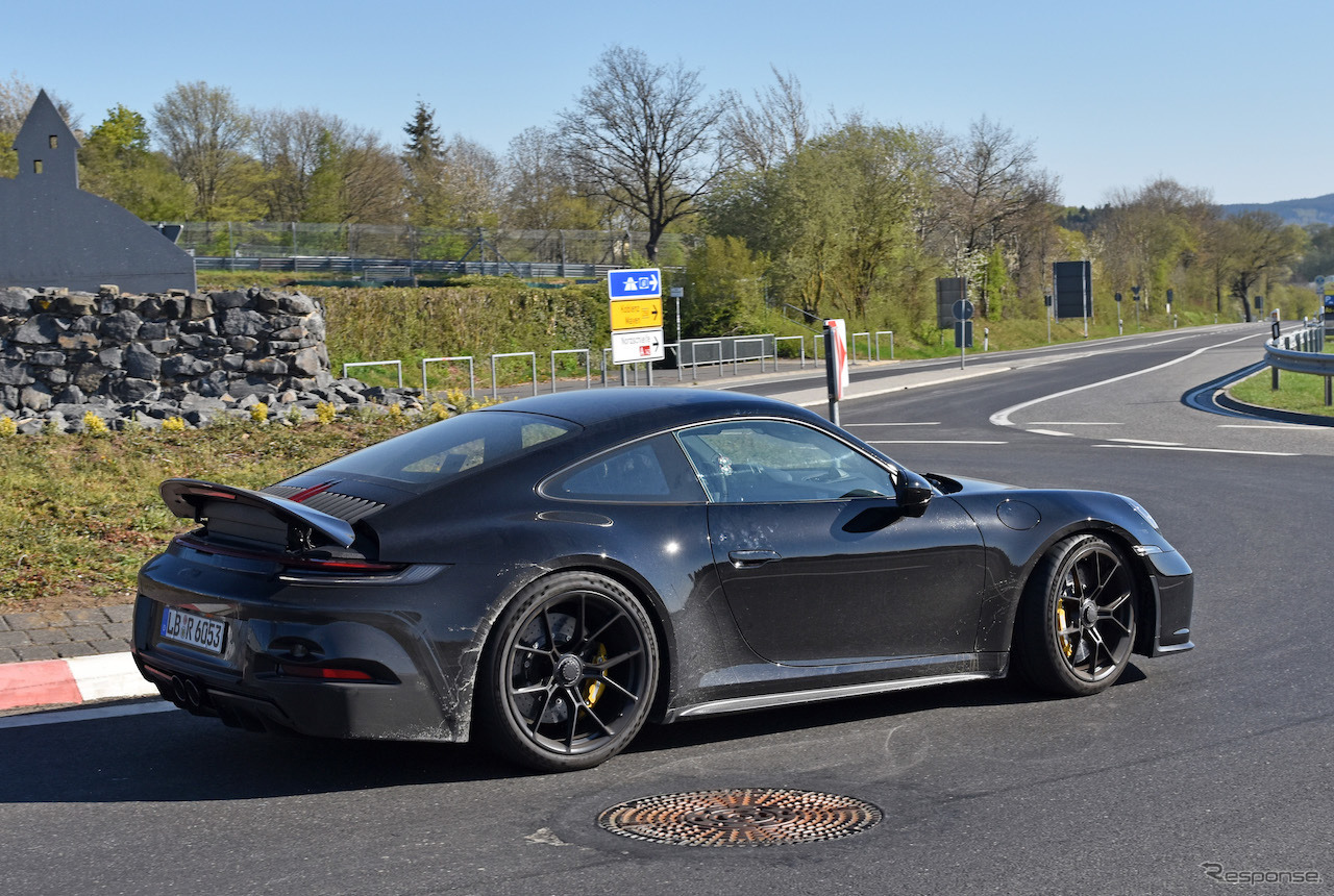 ポルシェ 911 GT3 ツーリング 開発車両（スクープ写真）