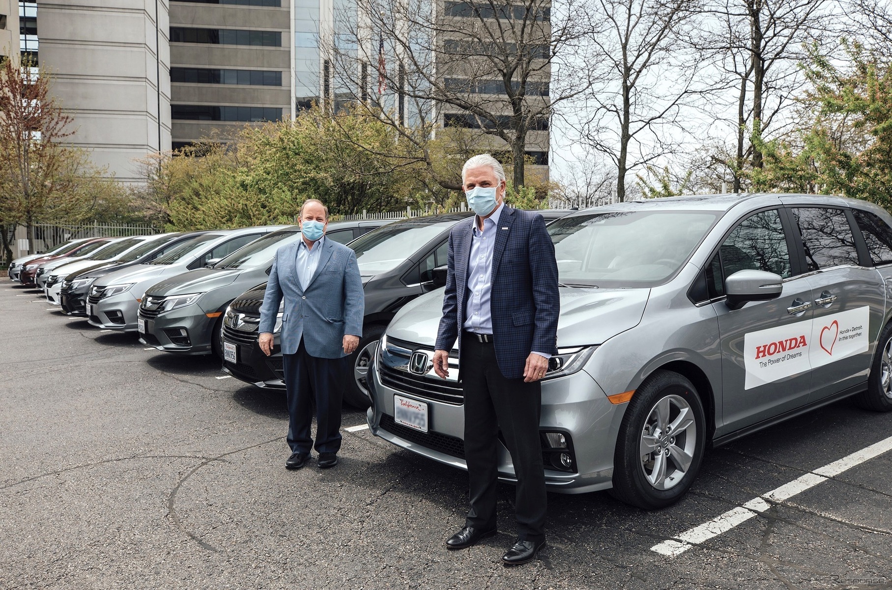 デトロイト市へ納車した感染者搬送車