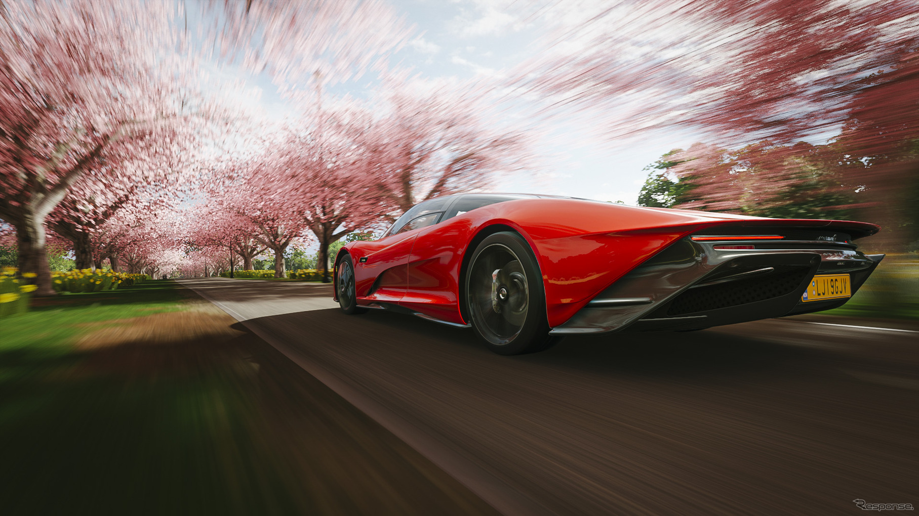 マイクロソフトの『Forza Horizon 4』に登場するマクラーレン・スピードテール