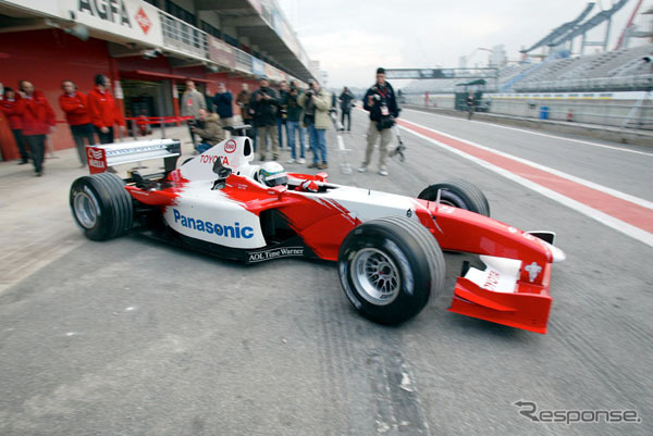 【トヨタF1ドリーム】合同テスト開始、いきなりこのタイム!