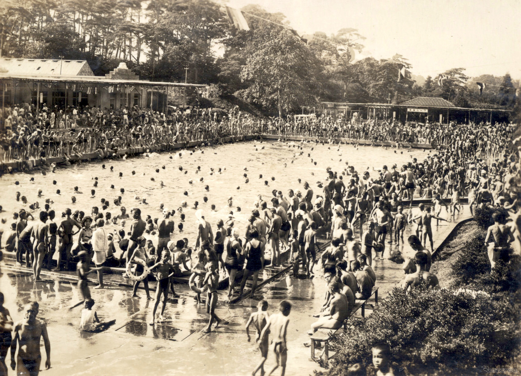 1940年頃の大プール