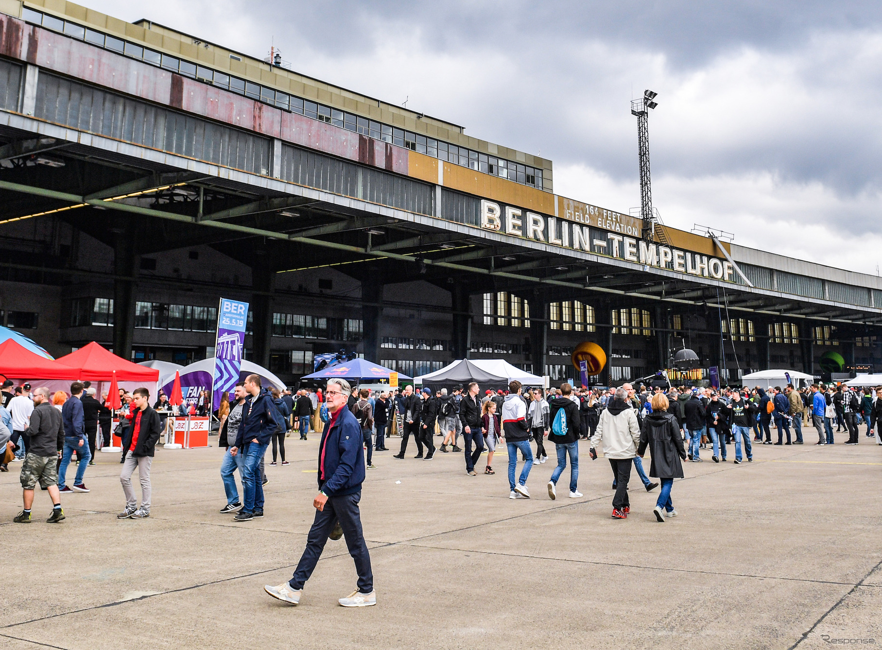2018/2019シーズンのフォーミュラE ベルリン戦（19年5月）。