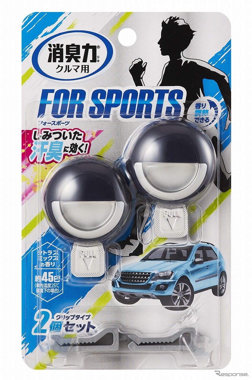 クルマの消臭力 クリップタイプ FOR SPORTS 2個セット