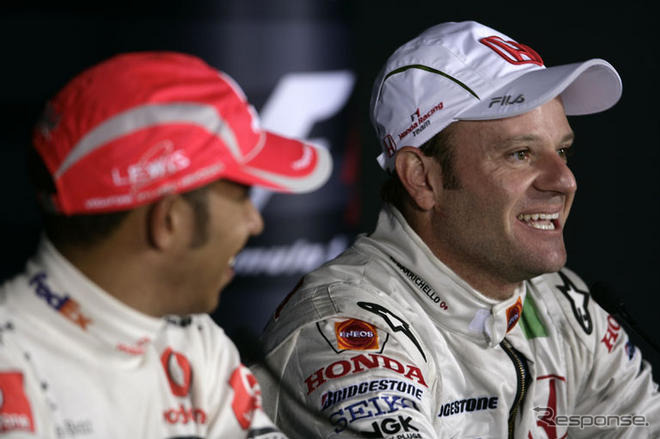 【ホンダF1】ブラウン「ルーベンスは2位になれたかも」…イギリスGP